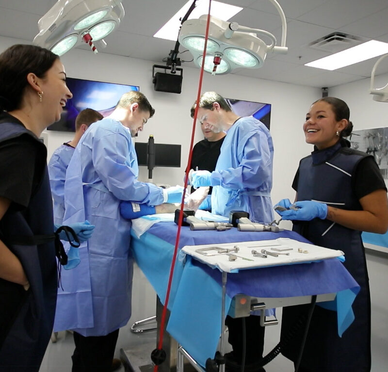 We believe medical education should feel as close to real-world conditions as possible. From cadaveric specimen procurement and preparation to post-lab logistics—including packing and preparing your surgical trays for FedEx return—our team handles every detail so you can focus on what matters most: advancing patient care, improving skills, and innovating the future of medicine.